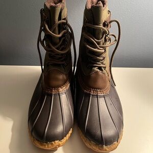 JBU Green & Brown Calgary Boots - Size 9